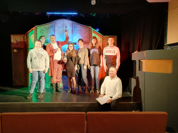 Воспитанники АНО "Радость моя" в гостях у театра Театр Кукол Огниво Мытищи