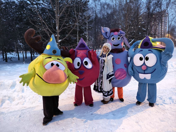 Участие в праздничной программе «Новогодние чудеса в городе М» Театр Кукол Огниво Мытищи
