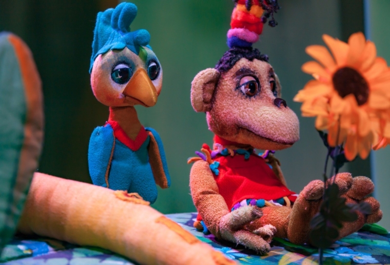 За кулисами спектакля «38 попугаев» Театр Кукол Огниво Мытищи