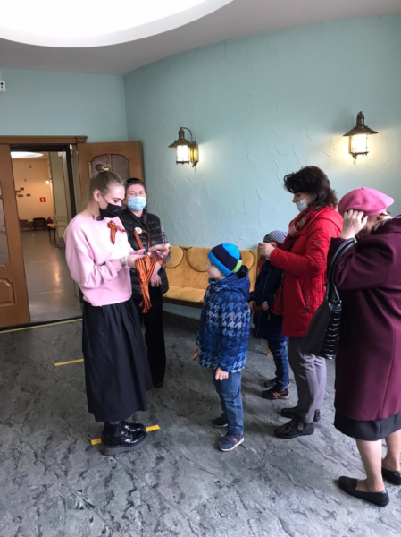 Театр «Огниво» в акции «Георгиевская ленточка-2021» Театр Кукол Огниво Мытищи