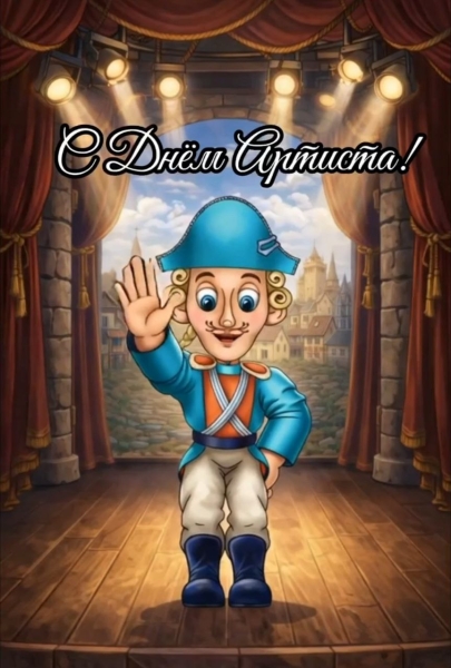 Поздравляем всех с Днём артиста! 🎭❤️ Театр Кукол Огниво Мытищи